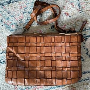 Costanza Rota Brown Leather Crossbody Bag